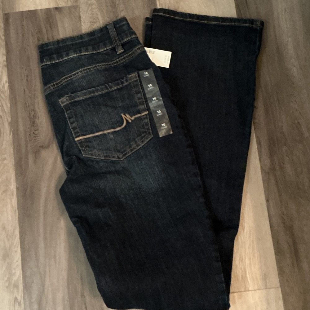 Maurices Dark Blue Boot Cut Jeans